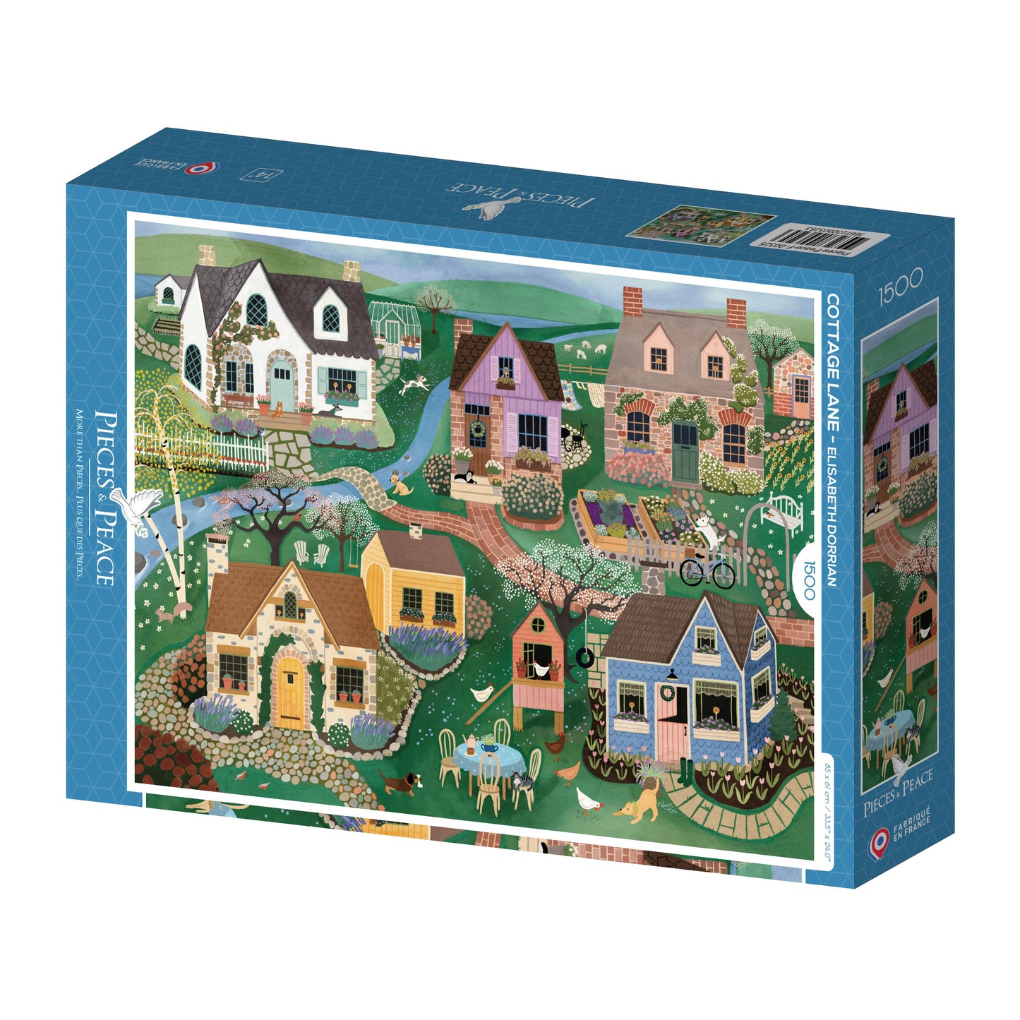 Cottage Lane - Pieces and Peace - 1500 pieces
