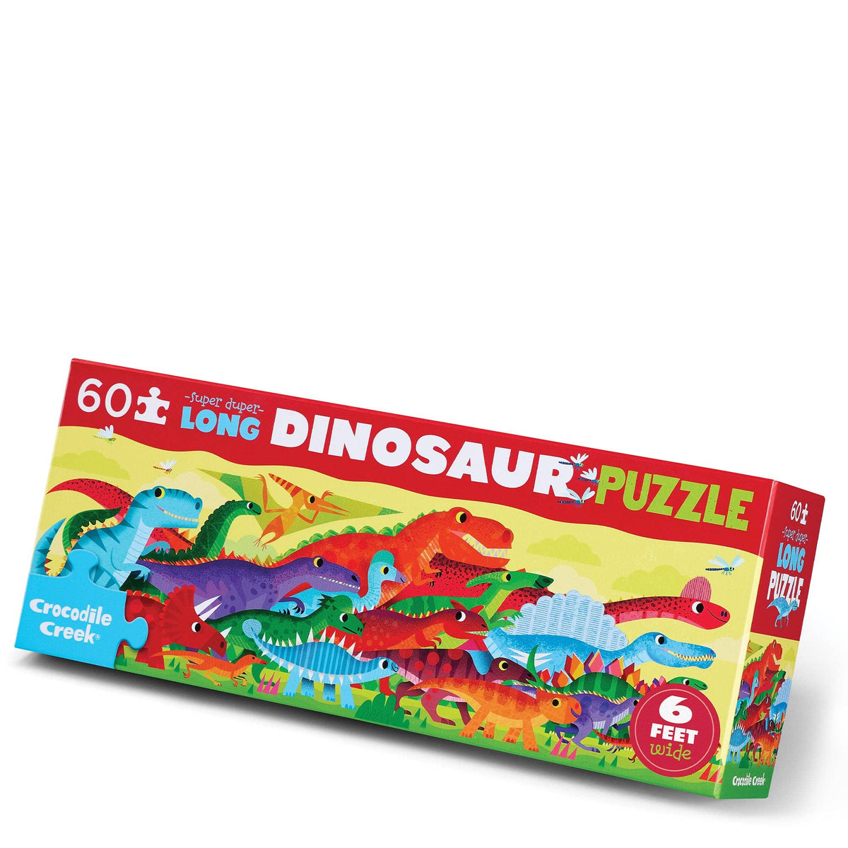 Dino World - Super Duper Long Puzzle 60 pc - Crocodile Creek