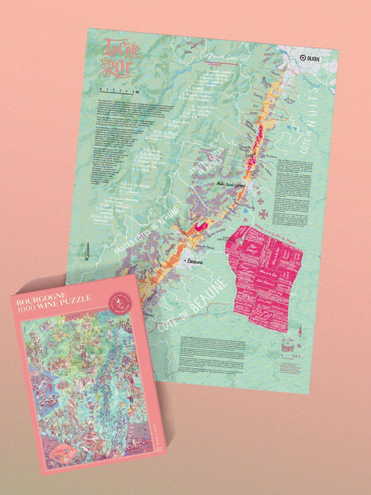 Bourgogne Wine Puzzle - Water and Wines