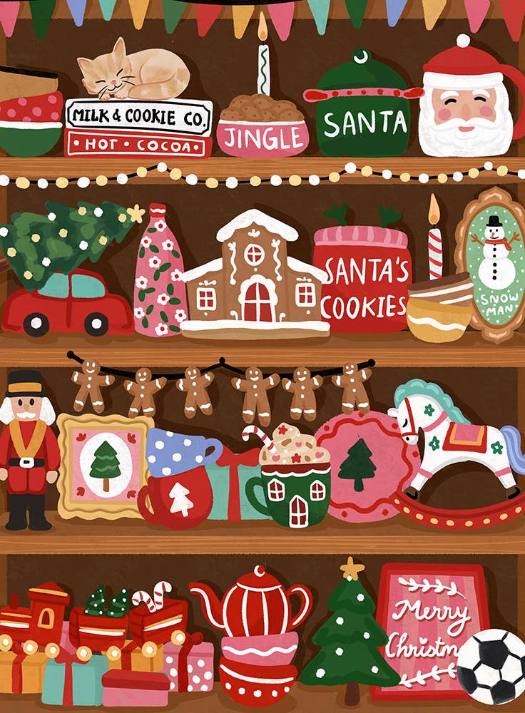 Christmas Shelf - Mini-Puzzle 96 pieces - Pieces & Peace