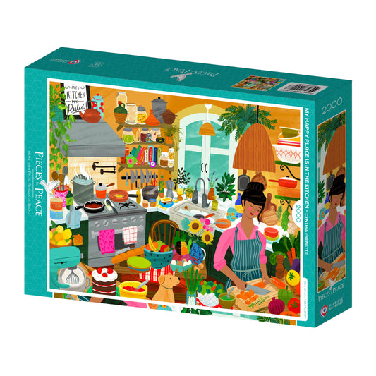 My happiness is in the kitchen - Pieces and Peace 2000-piece puzzle