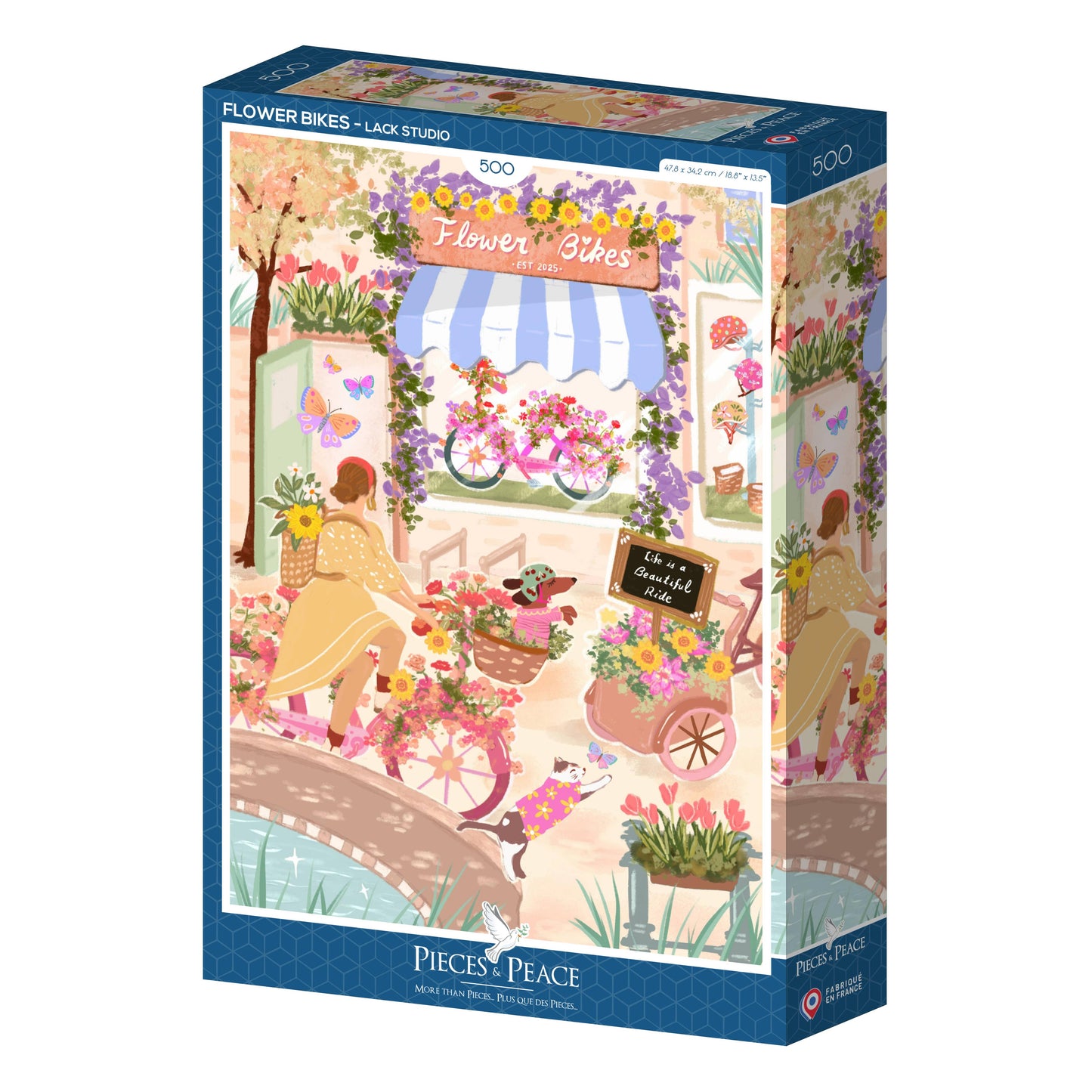 Floral Bicycles - Pieces and Peace