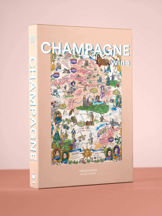 Champagne Wine Puzzle - Water and Wines