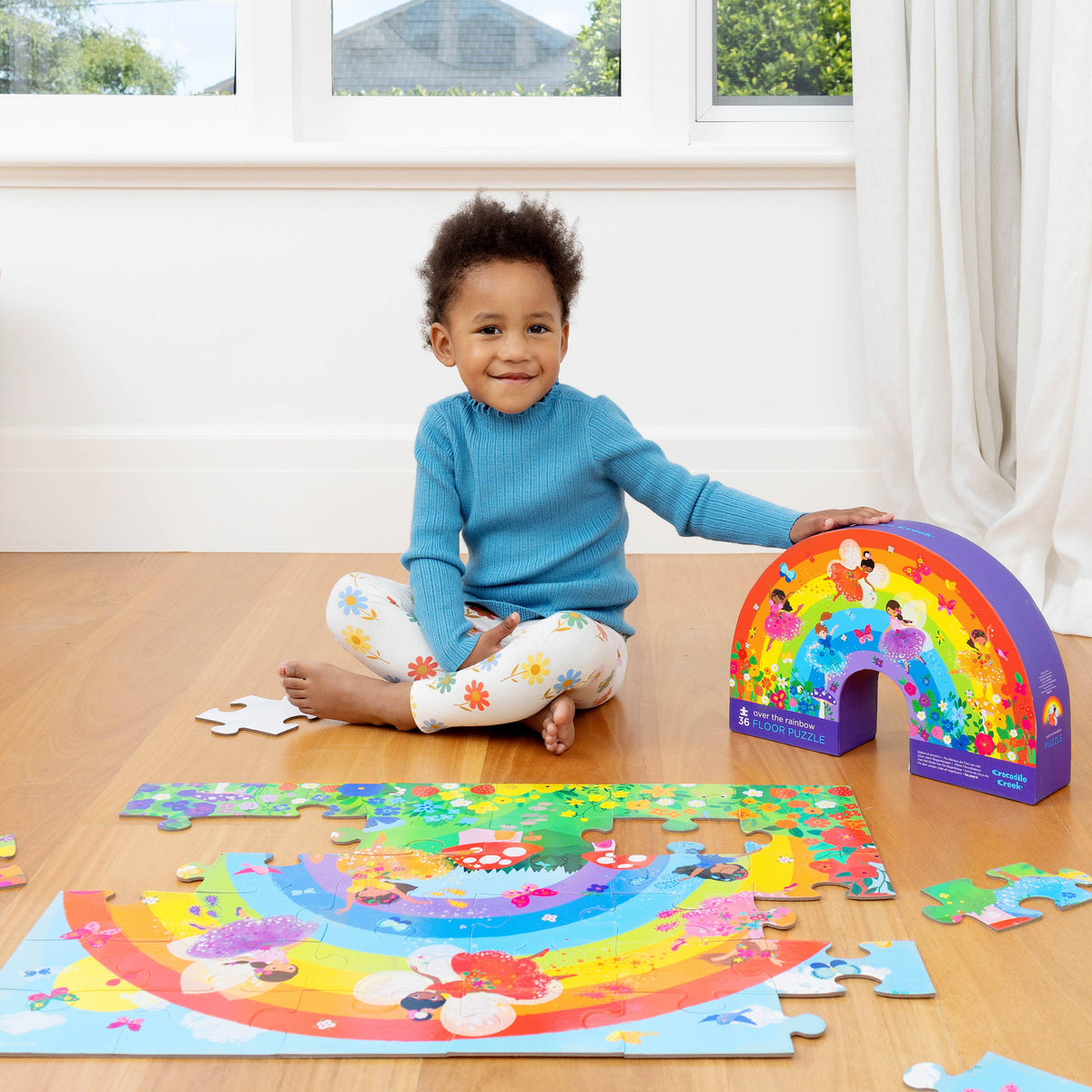 Rainbow - Classic Floor Puzzle 36 pc  - Crocodile Creek