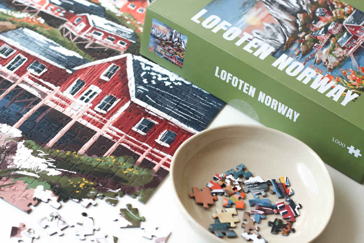 Lofoten Norway, 1000 pieces Piecely