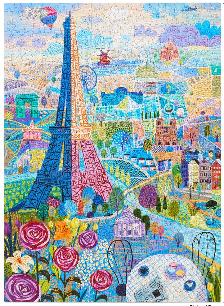 Paris - WerkShoppe 1000 Pc Puzzle -Slip Box