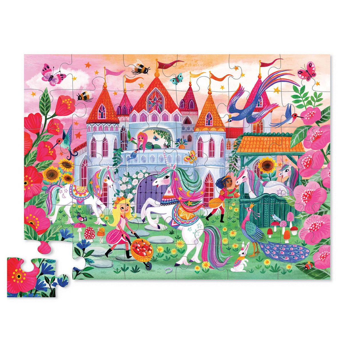 Unicorn Castle - Classic Floor Puzzle 36 pc - Crocodile Creek