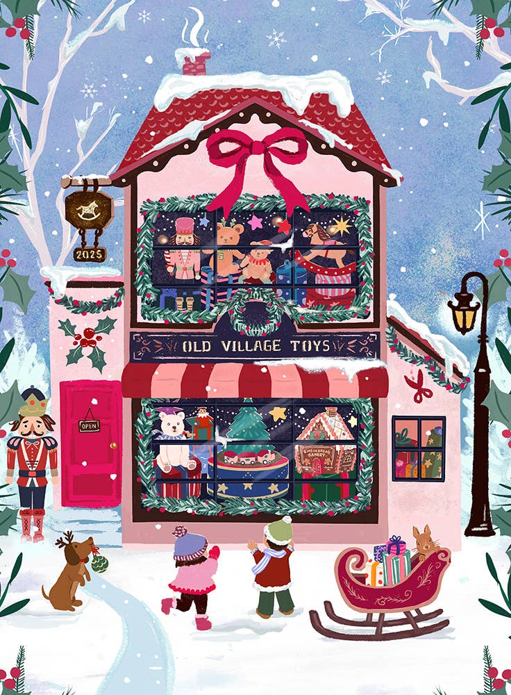 Old Village Toy Shop - Pieces and Peace Mini Puzzle 96 pieces -