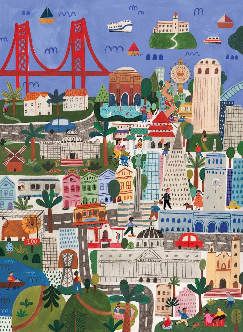 San Francisco 500 piece Puzzlefolk