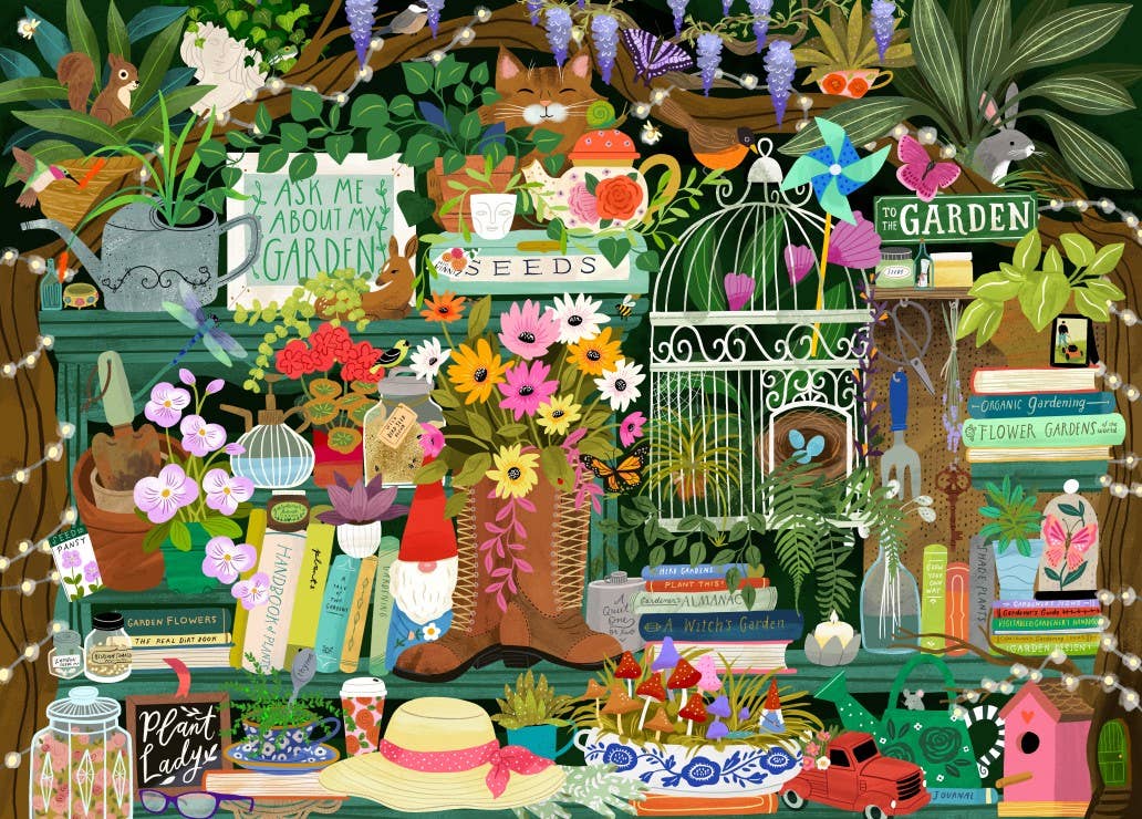 A Gardener's Library - Pieces and Peace - 1500 pieces