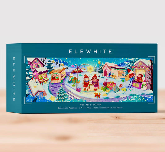 Whimsy Town Panoramic Puzzle - Elewhite