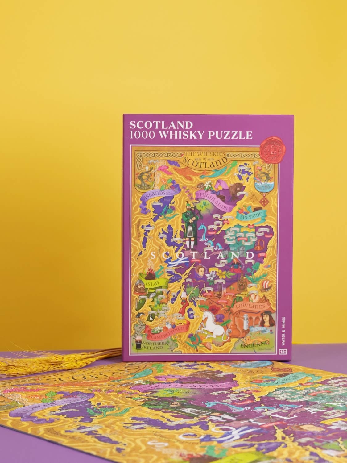 Scotland Whisky Puzzle - Water and Wines