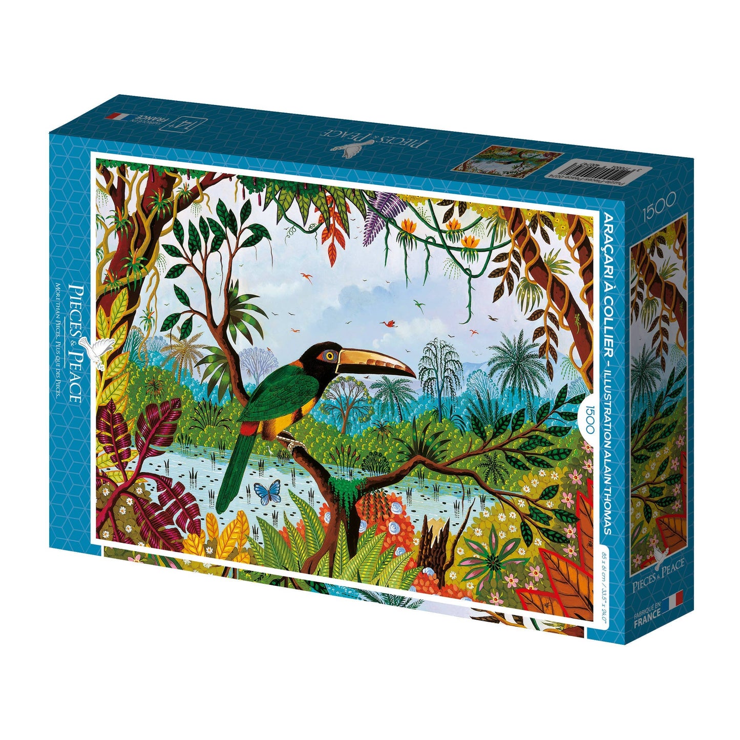 Collared Aracari - Pieces and Peace - 1500 pieces