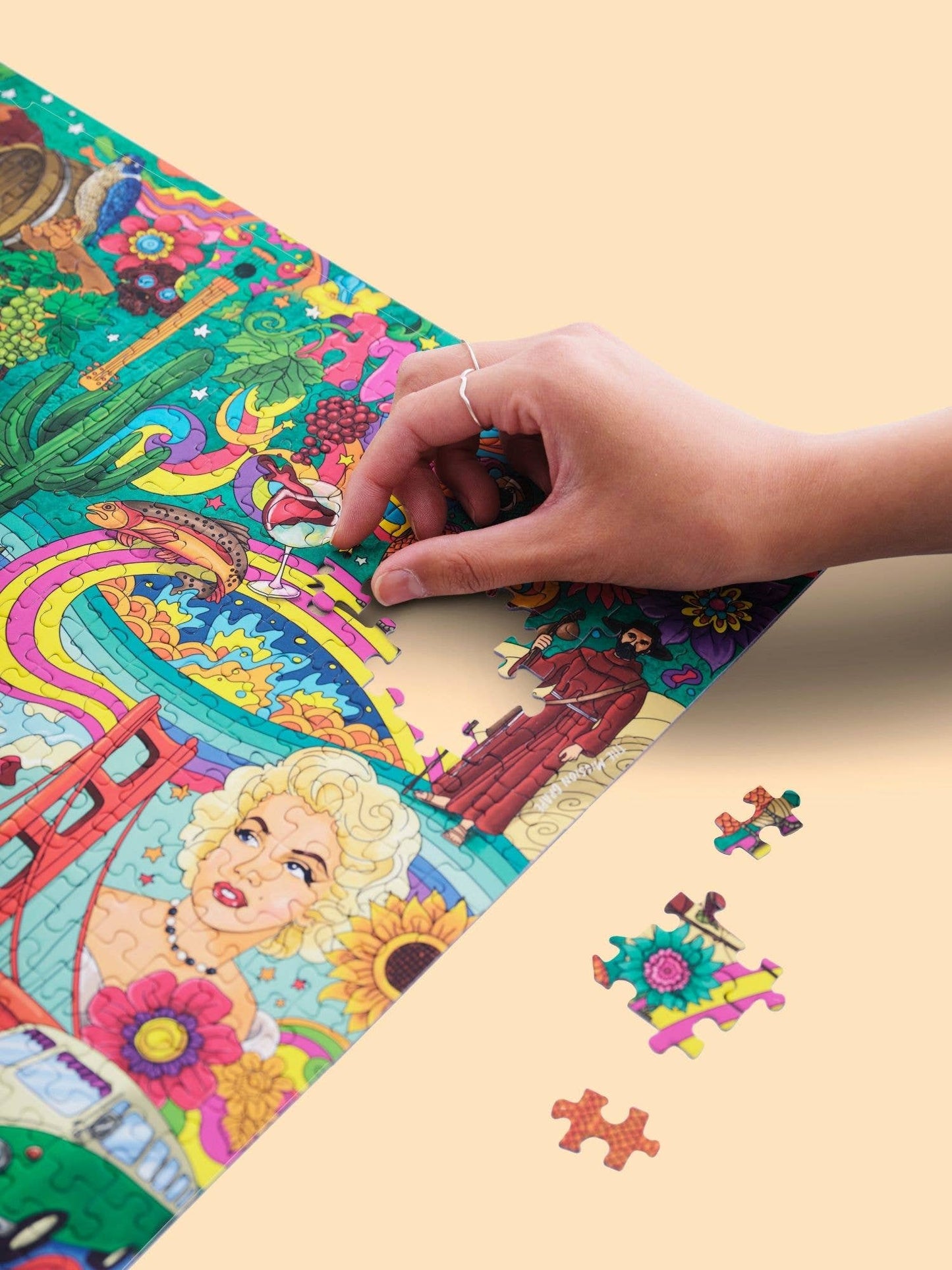 California Wine Puzzle - Water and Wines