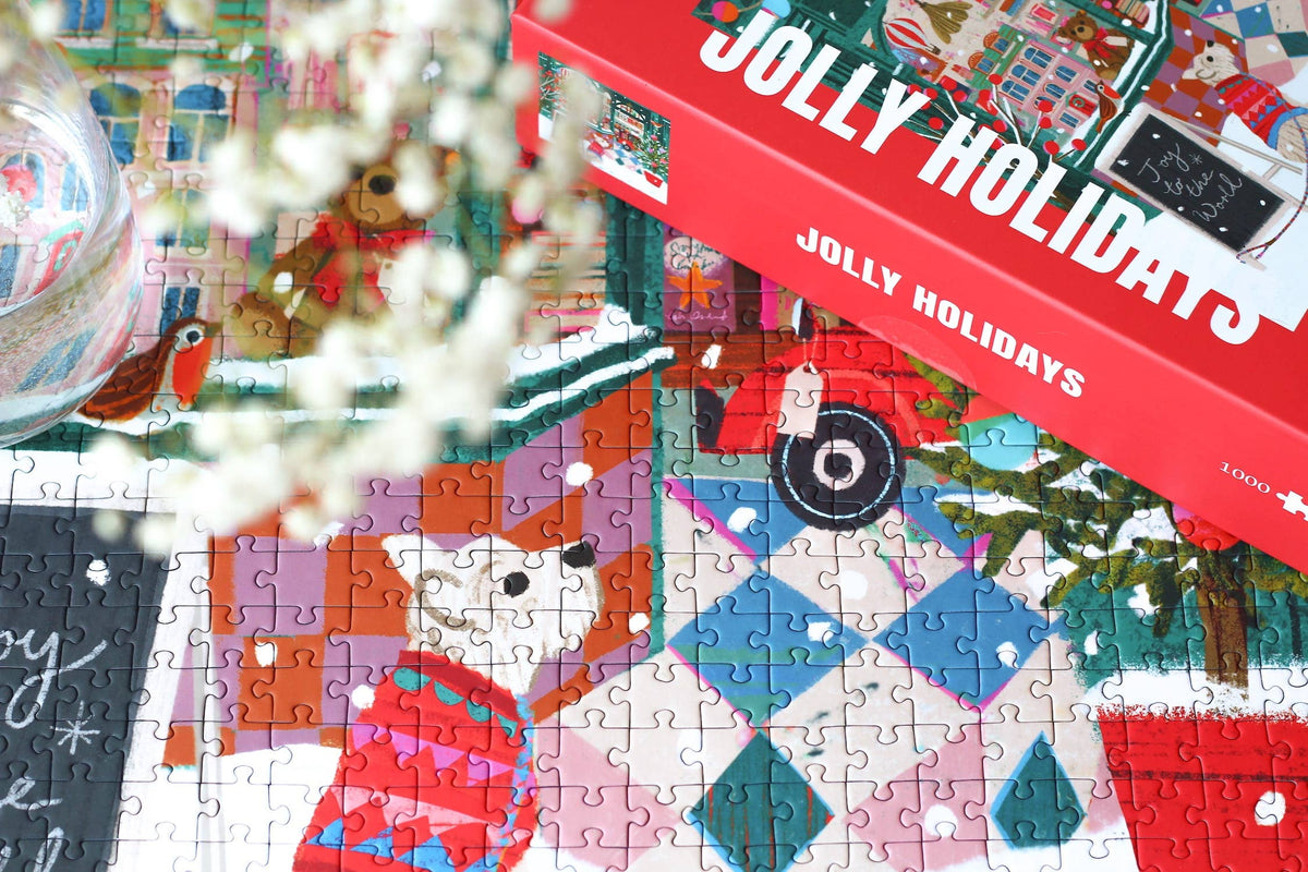 Jolly Holidays, 1000 pieces Piecely