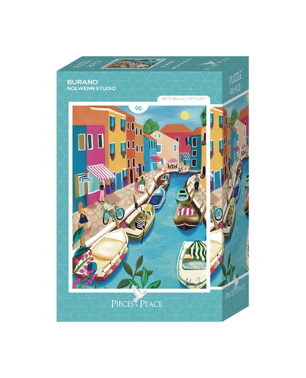 Burano - Mini-Puzzle 96 pieces - Pieces & Peace