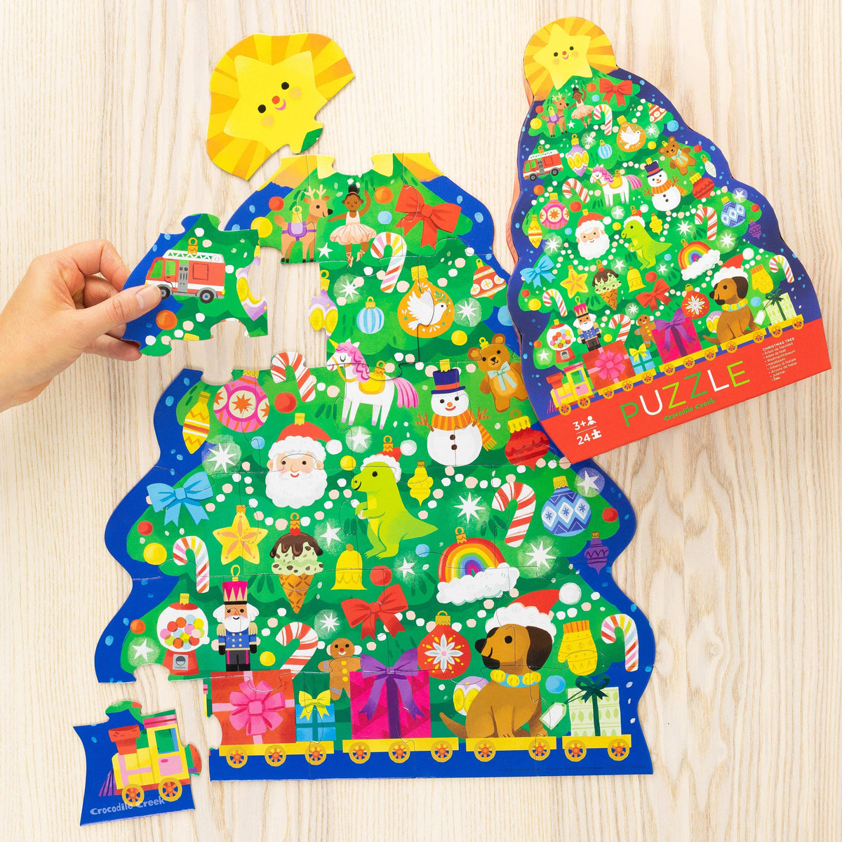 Christmas Tree - Classic Floor Puzzle 24 pc -Crocodile Creek