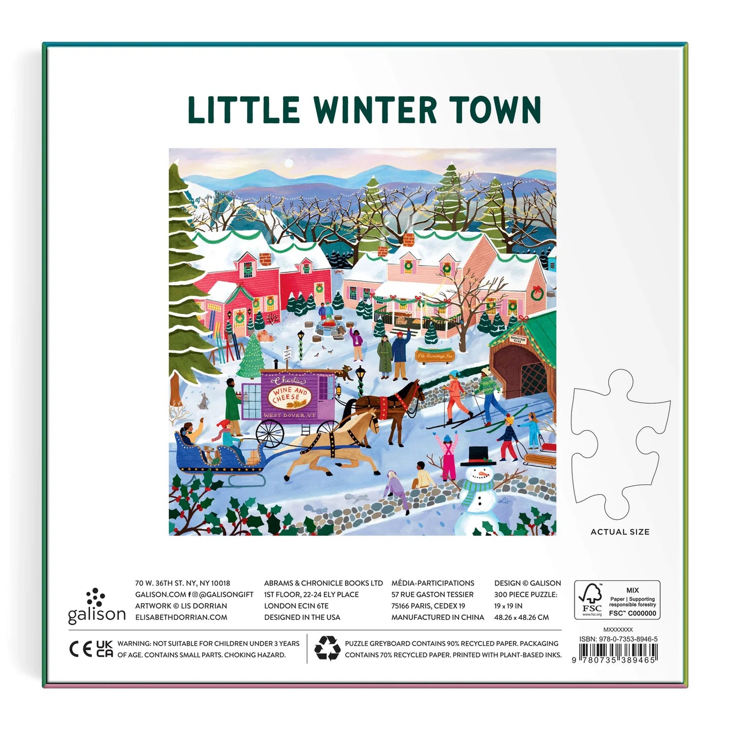 Little Winter Town - Galison