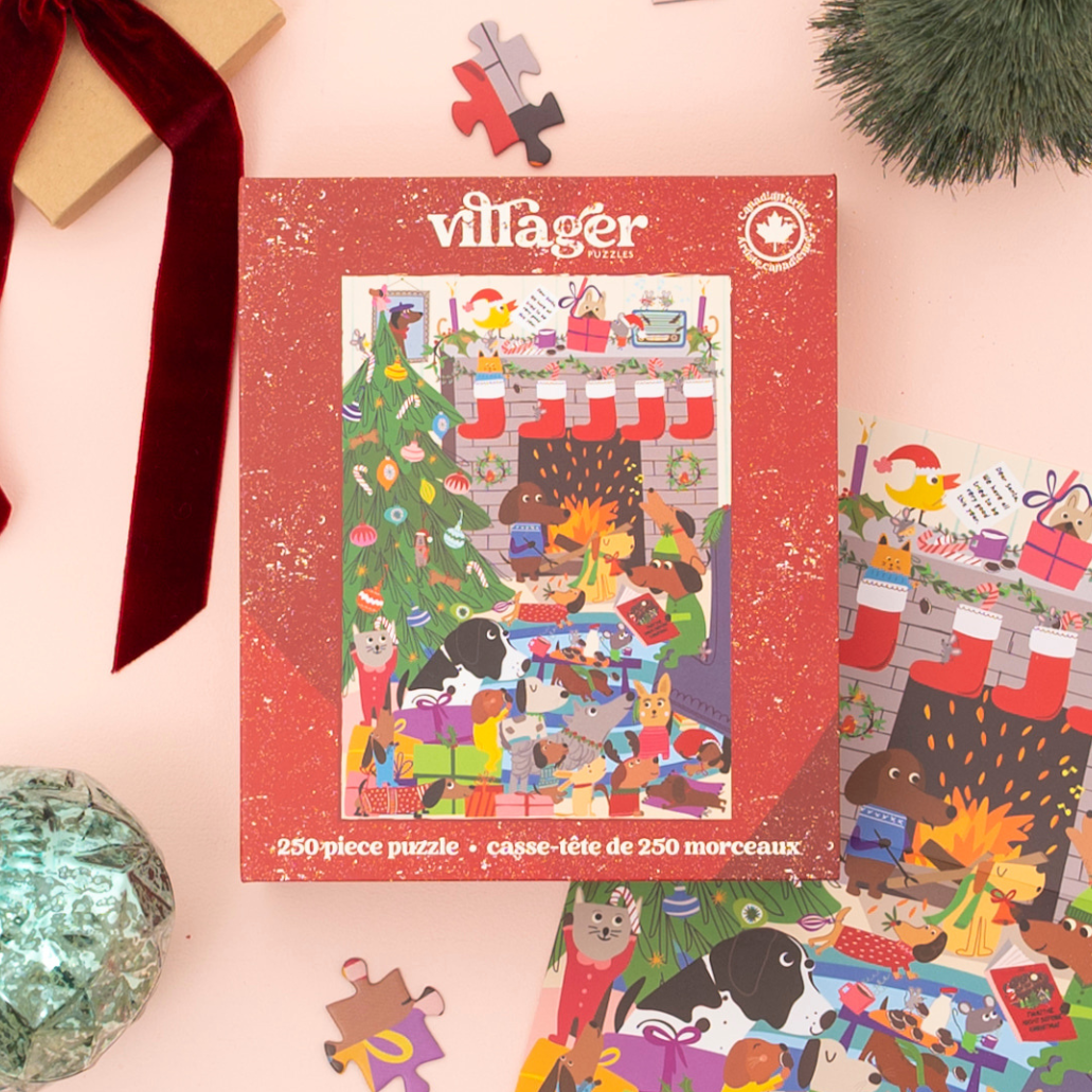 Merry Barkmas | 250 Piece Puzzle | Villager