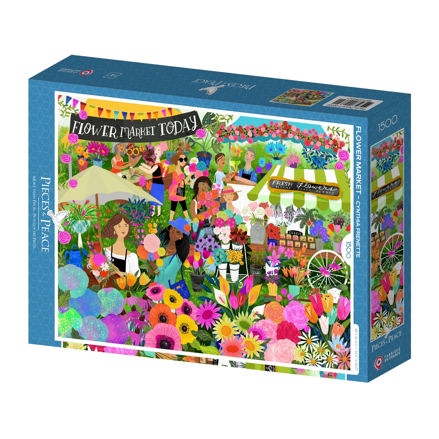 Flower Market - Pieces and Peace - 1500 pieces
