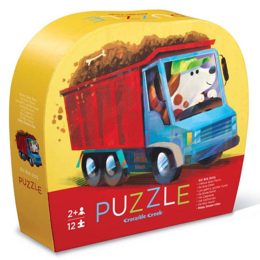 Go Big Dog - Mini Puzzle - 12 pc - Crocodile Creek