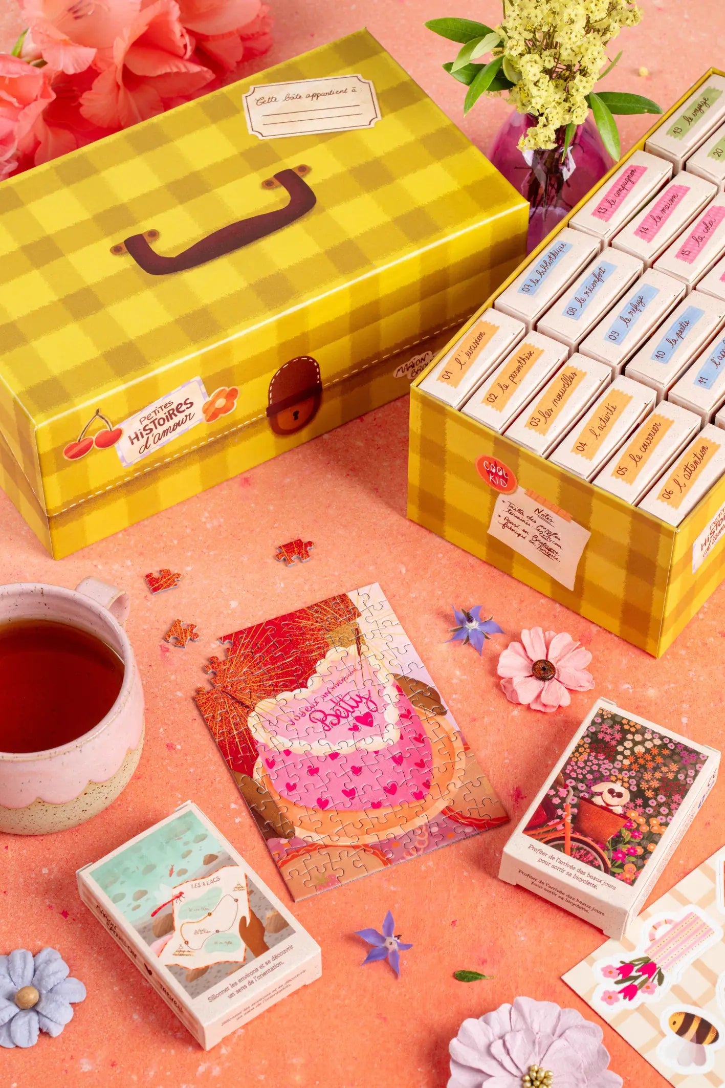 Trevell - Box Set of Little Love Stories - 24 mini puzzles