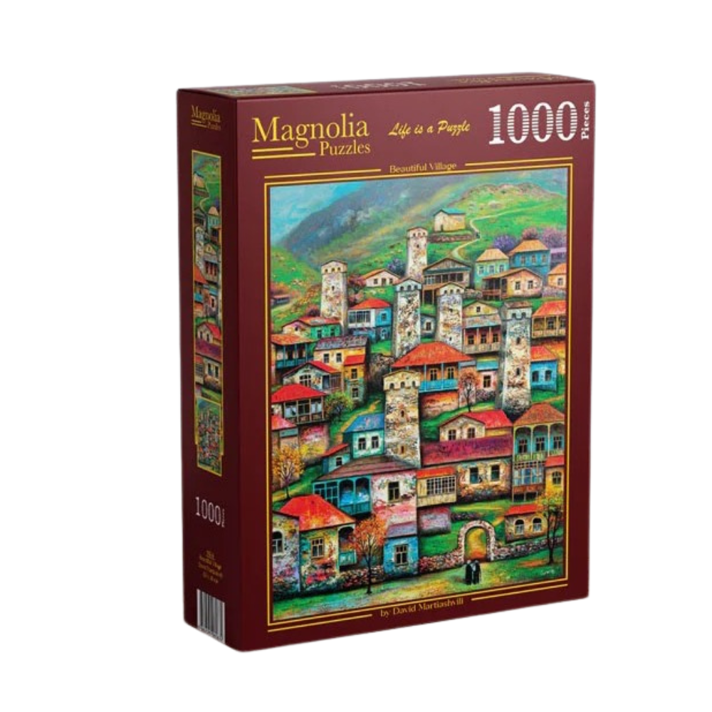 Magnolia 9504 Beautiful Village David Martiashvili 1000pc Jigsaw Puzzle