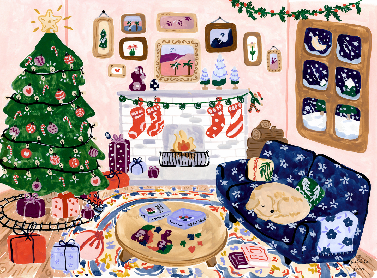 Home for the Holidays Puzzlefolk