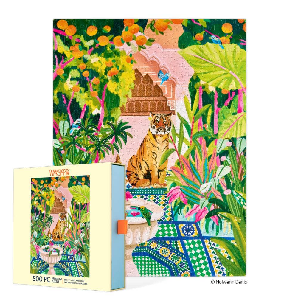 Peaceful Oasis - WerkShoppe 500 Pc Puzzle - Slip Box