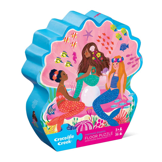 Mermaid Dreams - Classic Floor Puzzle 36 pc - Crocodile Creek