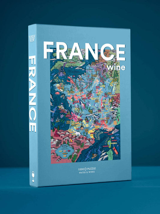 France Wine Puzzle - Water and Wines