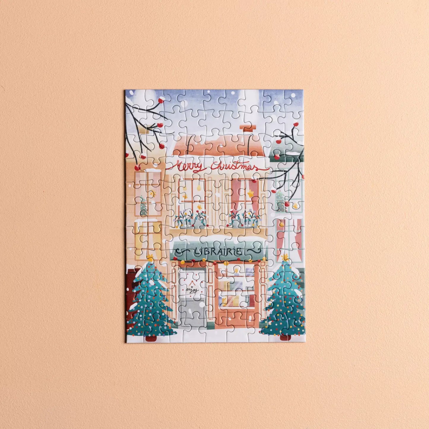 Christmas Puzzle at the Bookstore – Trevell Heol – 99 pieces