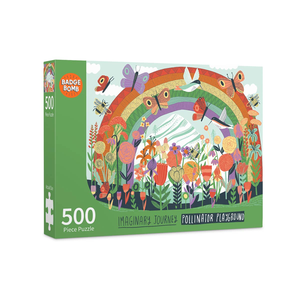 Pollinator Playground Jigsaw Puzzle - Badge Bomb