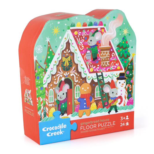 Gingerbread House - Classic Floor Puzzle 24 pc - Crocodile Creek