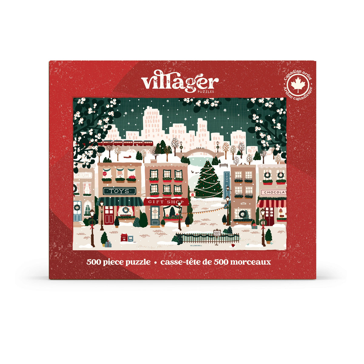 Small Town Holiday | 500-Piece Puzzle | Villager