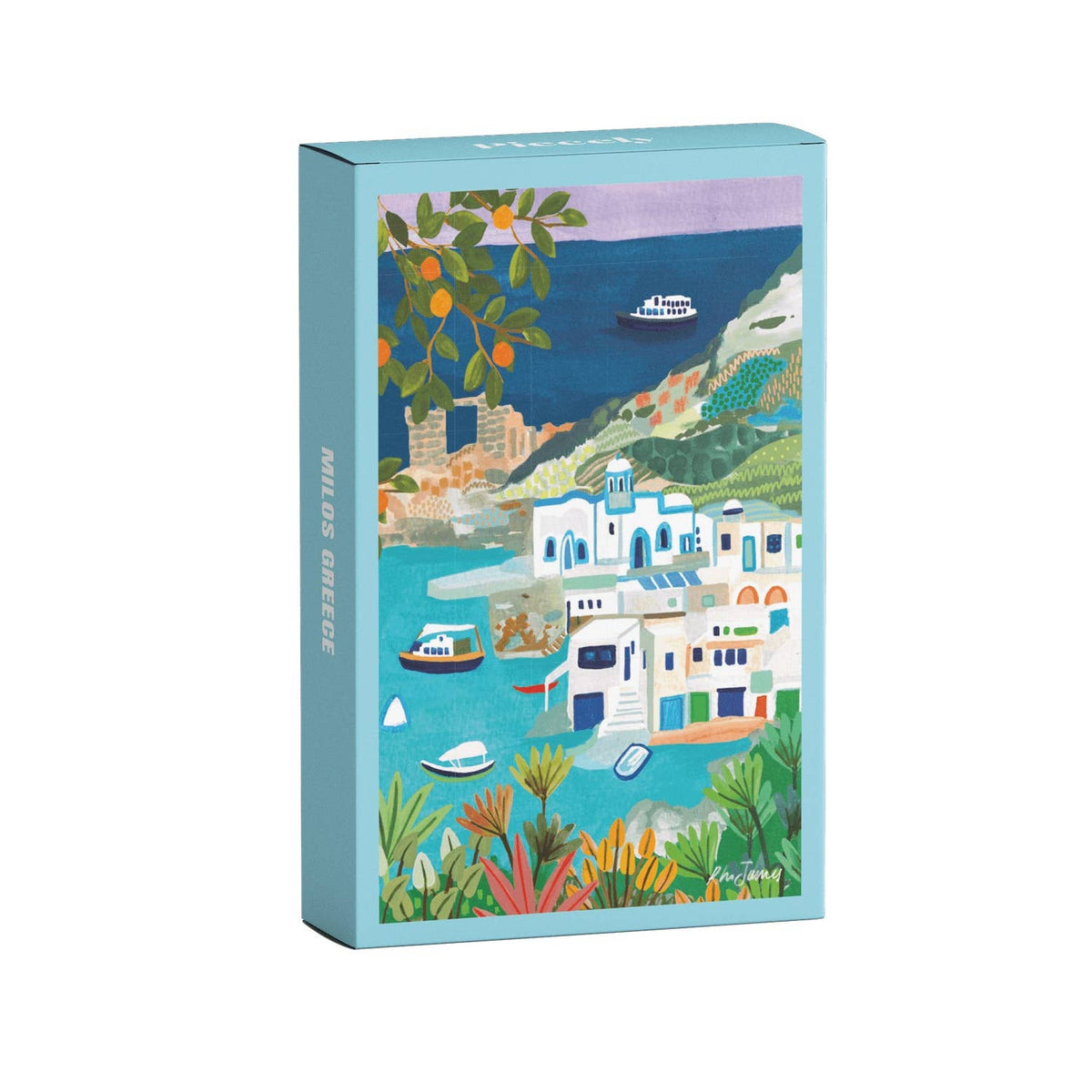 Milos Greece mini puzzle, 99 pieces - Piecely