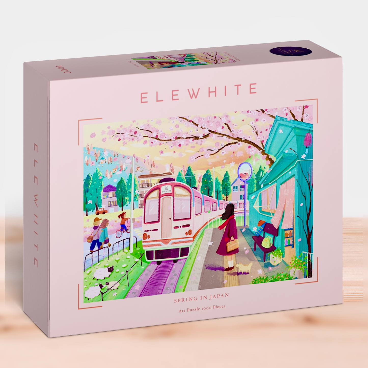 Spring in Japan Art Puzzle - ELEWHITE 1000 Pieces