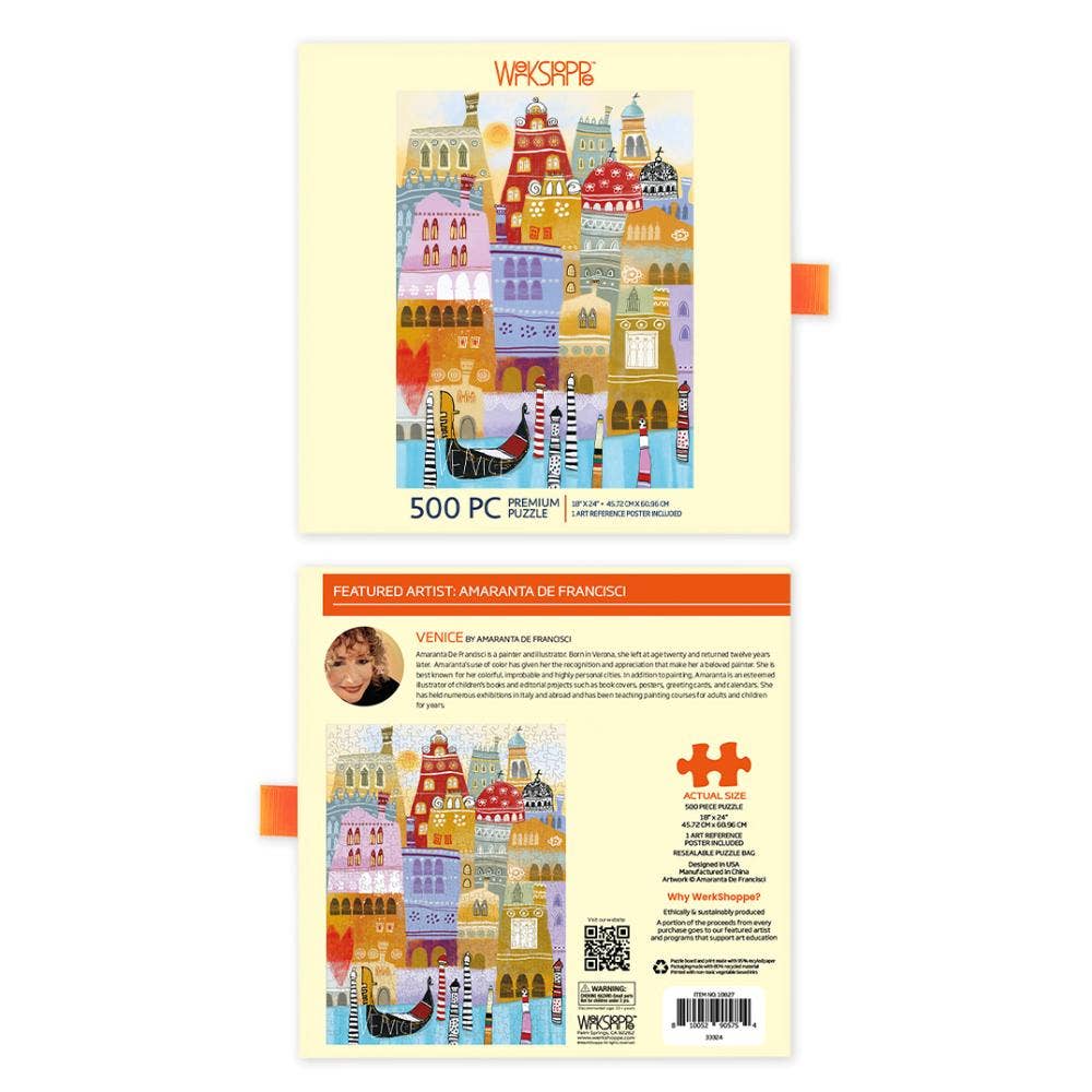 Venice - WerkShoppe 500 Pc Puzzle - Slip Box