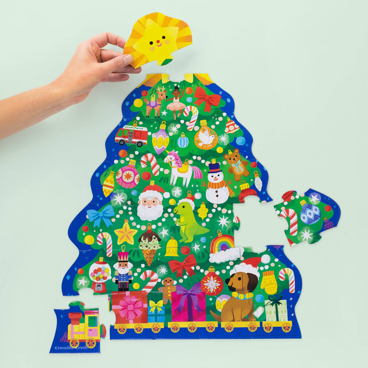Christmas Tree - Classic Floor Puzzle 24 pc -Crocodile Creek