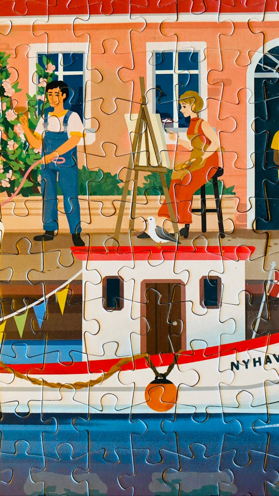 Nyhavn 1000 piece jigsaw puzzle from Penny Puzzle