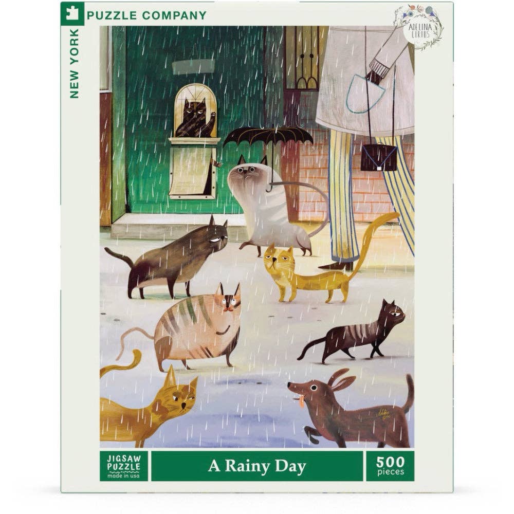 NYPC 500 Pc Puzzle - A Rainy Day