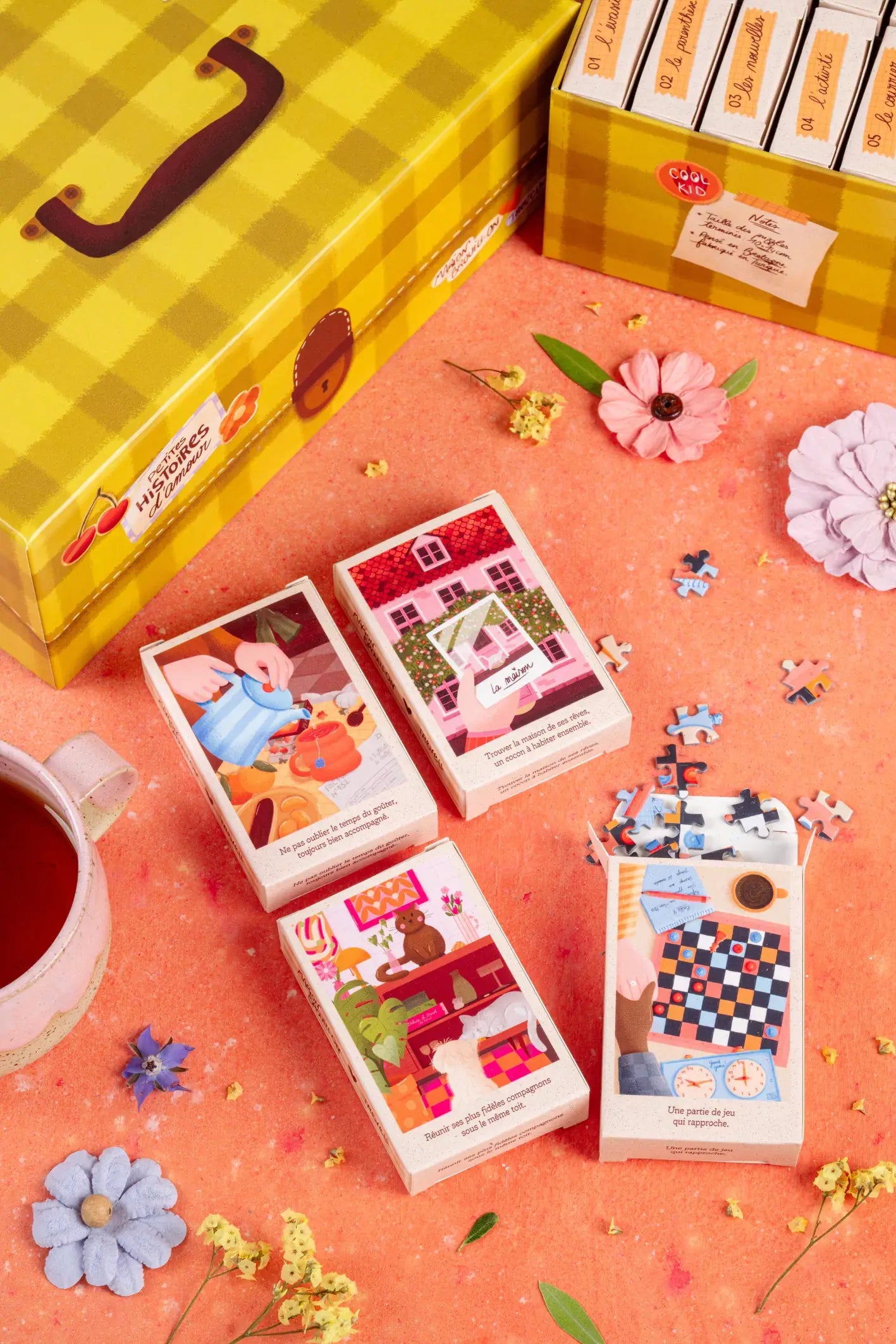 Trevell - Box Set of Little Love Stories - 24 mini puzzles