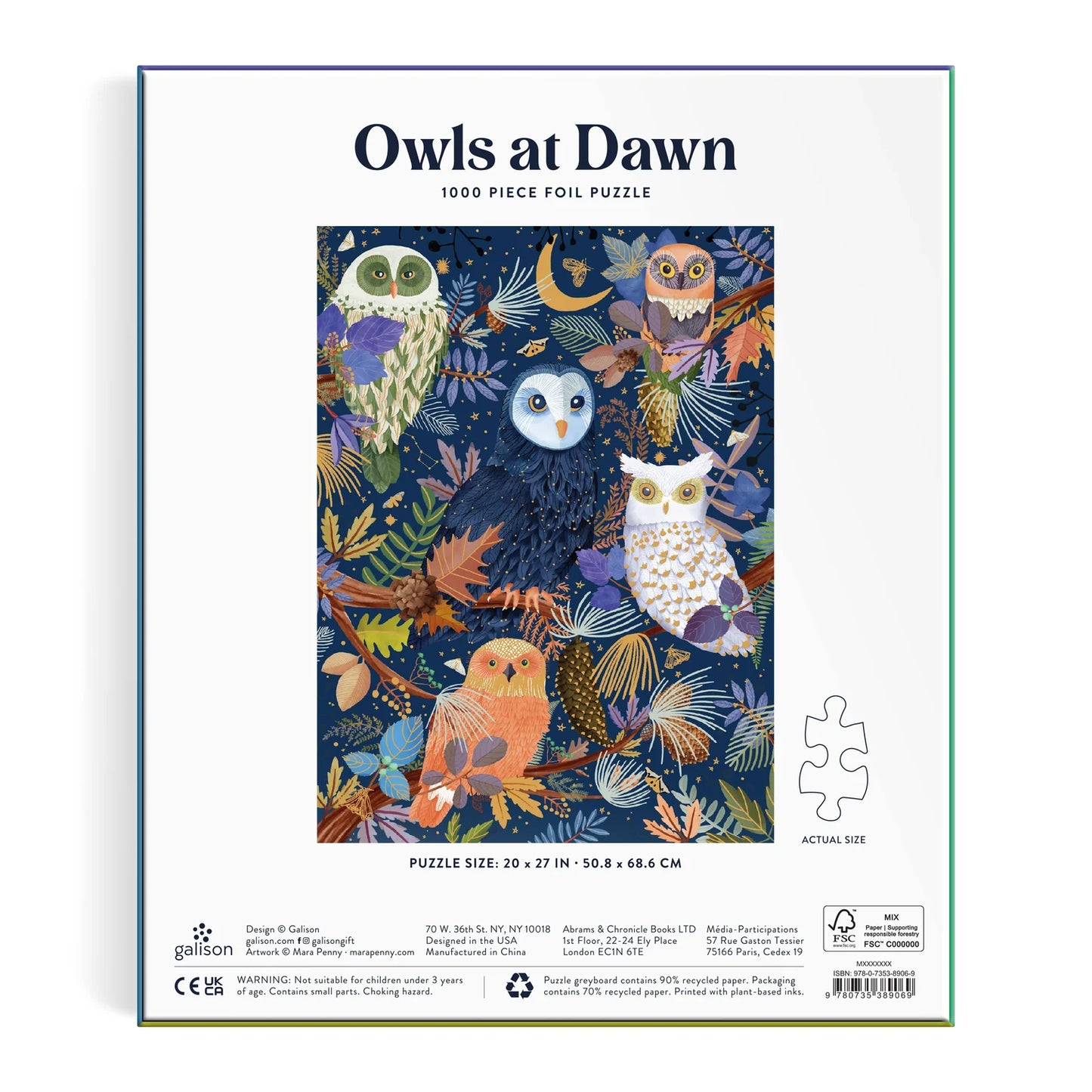 Owls at Dawn - Galison