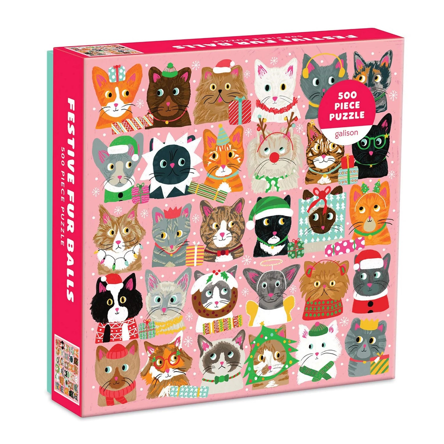 Festive Fur Balls - Galison